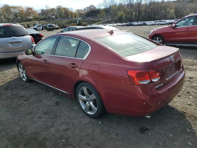 JTHBE96S870013577 - 2007 LEXUS GS 350 RED photo 2