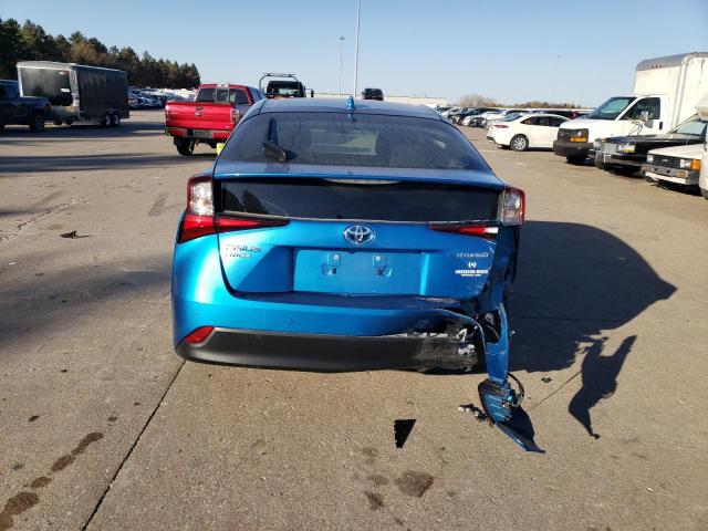 JTDL9MFU6N3034020 - 2022 TOYOTA PRIUS LE BLUE photo 6