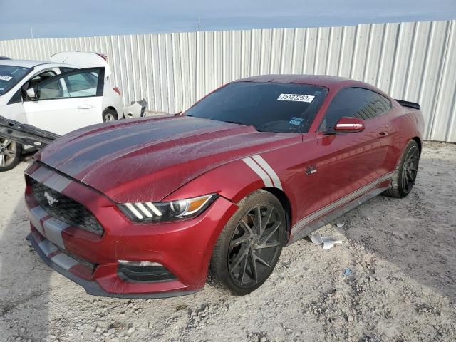 1FA6P8AM2H5276951 - 2017 FORD MUSTANG RED photo 1