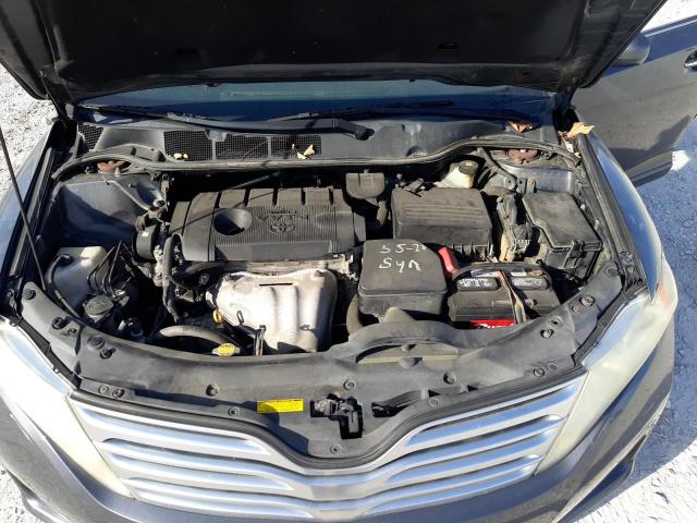 4T3BA3BBXAU011221 - 2010 TOYOTA VENZA GRAY photo 12