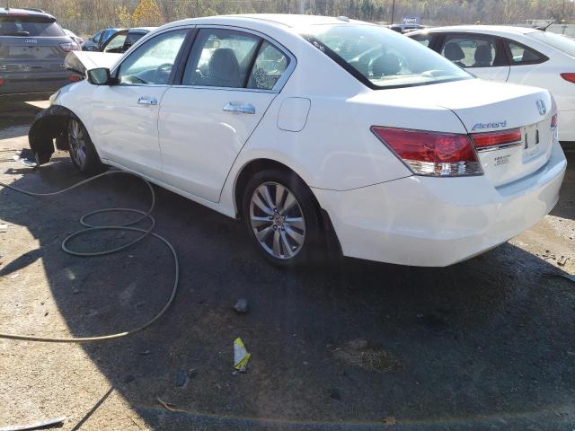 1HGCP2F89CA070503 - 2012 HONDA ACCORD EXL WHITE photo 2