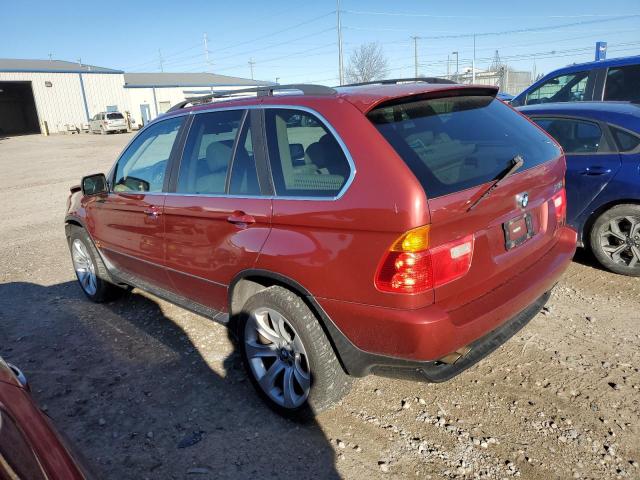 5UXFB33532LH33644 - 2002 BMW X5 4.4I RED photo 2