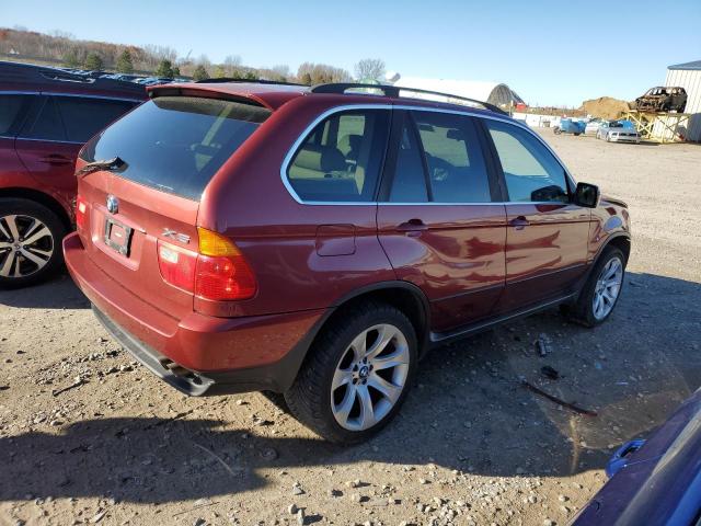 5UXFB33532LH33644 - 2002 BMW X5 4.4I RED photo 3