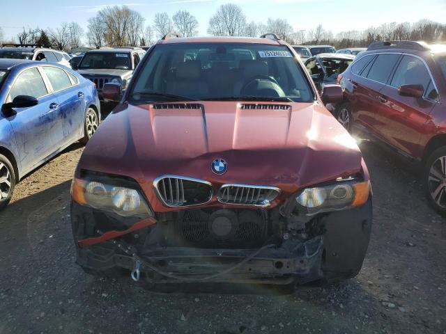 5UXFB33532LH33644 - 2002 BMW X5 4.4I RED photo 5