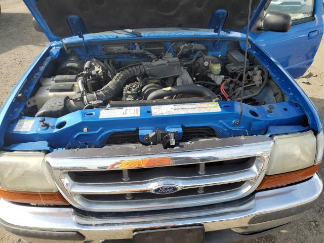 1FTYR10CXWPA68153 - 1998 FORD RANGER BLUE photo 11