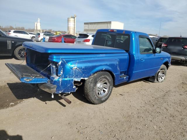 1FTYR10CXWPA68153 - 1998 FORD RANGER BLUE photo 3