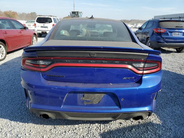 2C3CDXL93NH100704 - 2022 DODGE CHARGER SRT HELLCAT BLUE photo 6