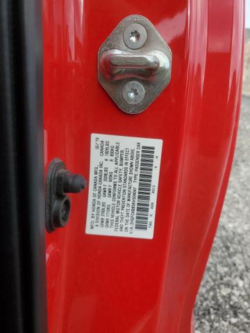 2HGFC4B85KH304047 - 2019 HONDA CIVIC SPORT 红色 照片 12