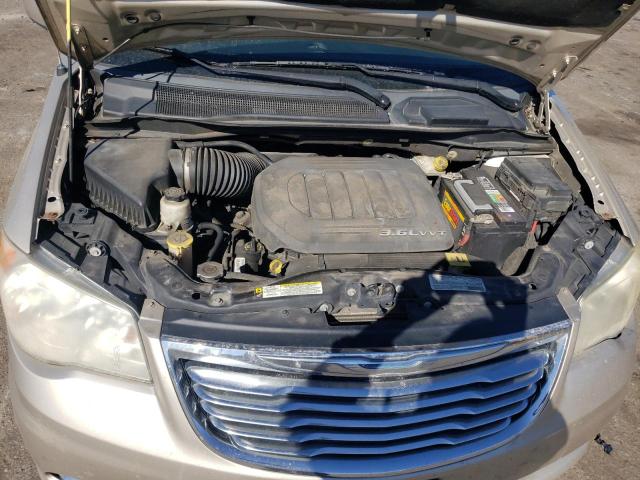 2C4RC1BGXDR519583 - 2013 CHRYSLER TOWN & COU TOURING 棕色 照片 12