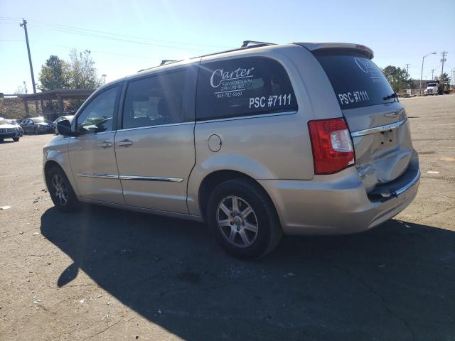 2C4RC1BGXDR519583 - 2013 CHRYSLER TOWN & COU TOURING 棕色 照片 2