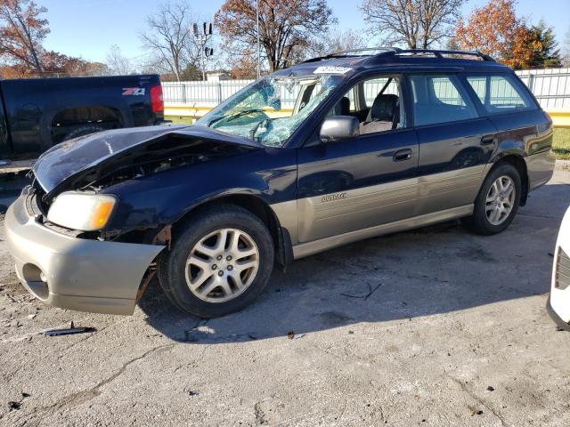 4S3BH665316654299 - 2001 SUBARU LEGACY OUTBACK BLUE photo 1