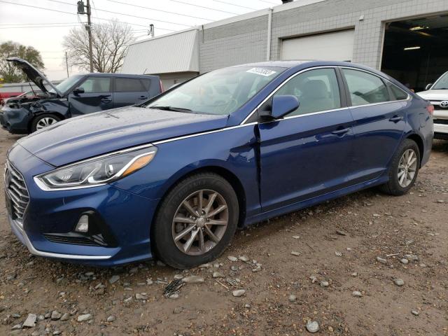 5NPE24AA7KH802890 - 2019 HYUNDAI SONATA ECO TURBO BLUE photo 1