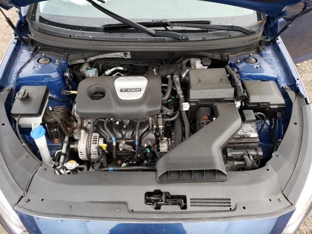 5NPE24AA7KH802890 - 2019 HYUNDAI SONATA ECO TURBO BLUE photo 11