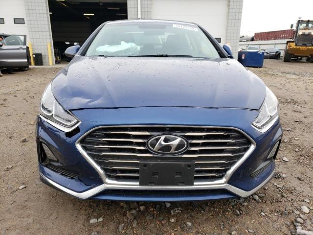 5NPE24AA7KH802890 - 2019 HYUNDAI SONATA ECO TURBO BLUE photo 5