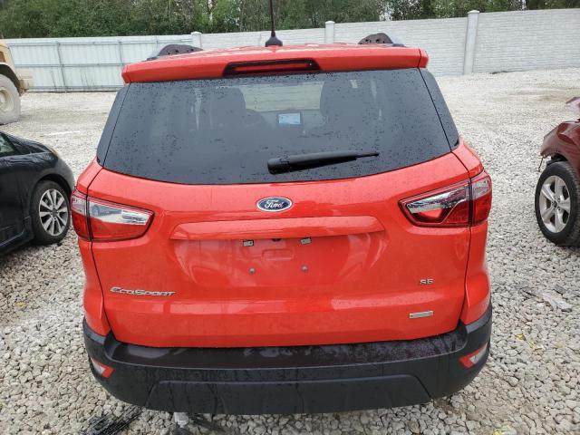 MAJ3S2GE2LC342627 - 2020 FORD ECOSPORT SE RED photo 6