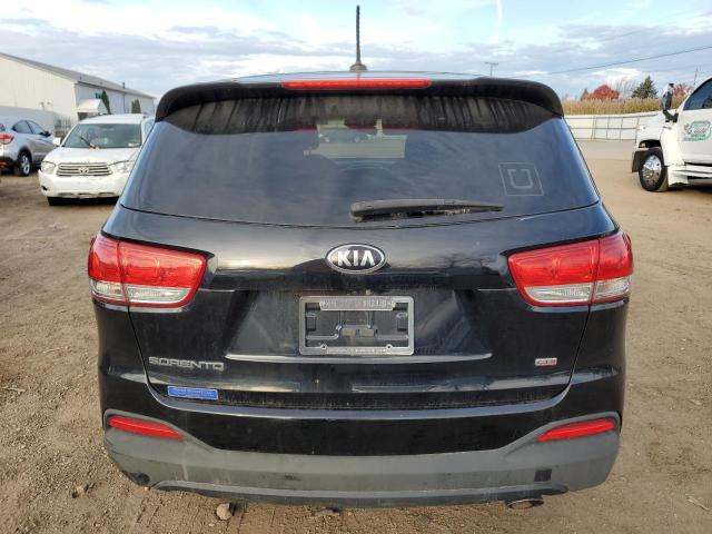 5XYPG4A31HG218528 - 2017 KIA SORENTO LX BLACK photo 6