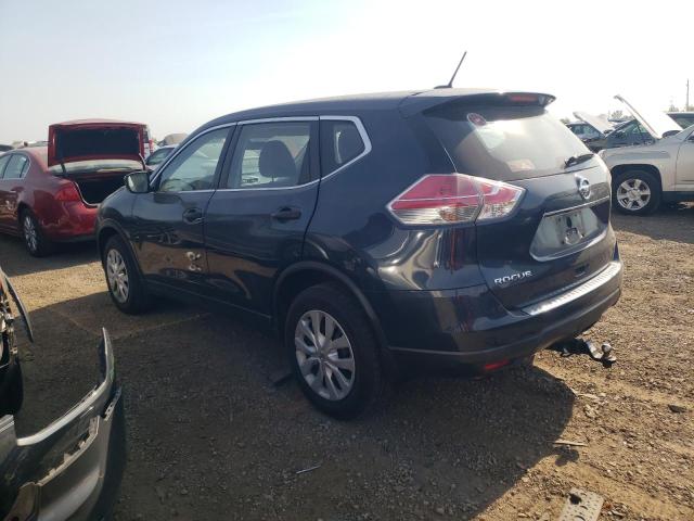 KNMAT2MV3GP606522 - 2016 NISSAN ROGUE S BLUE photo 2