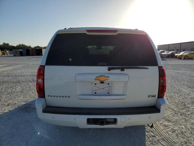 1GNSCJE01CR103076 - 2012 CHEVROLET SUBURBAN C1500 LT WHITE photo 6