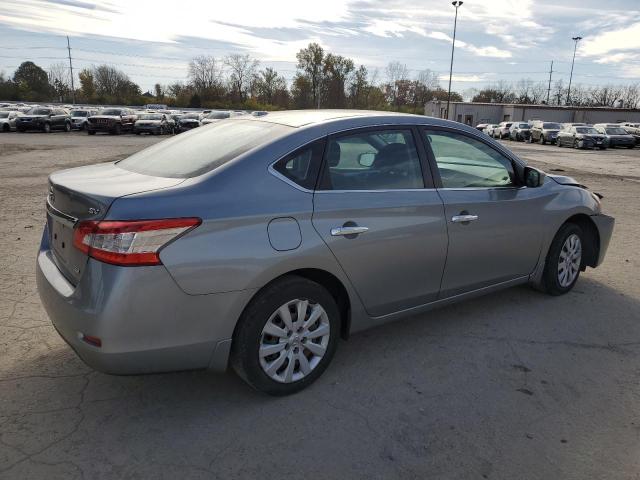 3N1AB7AP8EY315048 - 2014 NISSAN SENTRA S SILVER photo 3