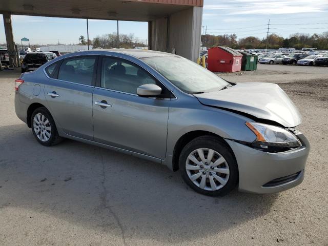 3N1AB7AP8EY315048 - 2014 NISSAN SENTRA S SILVER photo 4