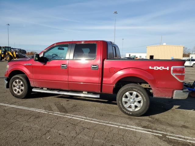 1FTFW1EF2EFC09529 - 2014 FORD F150 SUPERCREW RED photo 2