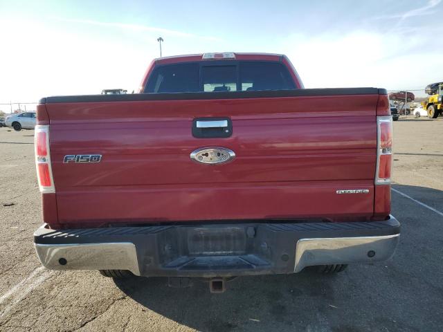 1FTFW1EF2EFC09529 - 2014 FORD F150 SUPERCREW RED photo 6