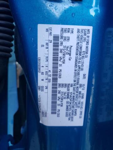 1FADP3K27EL195796 - 2014 FORD FOCUS SE BLUE photo 13