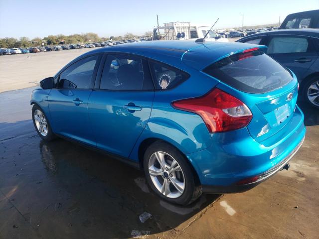 1FADP3K27EL195796 - 2014 FORD FOCUS SE BLUE photo 2