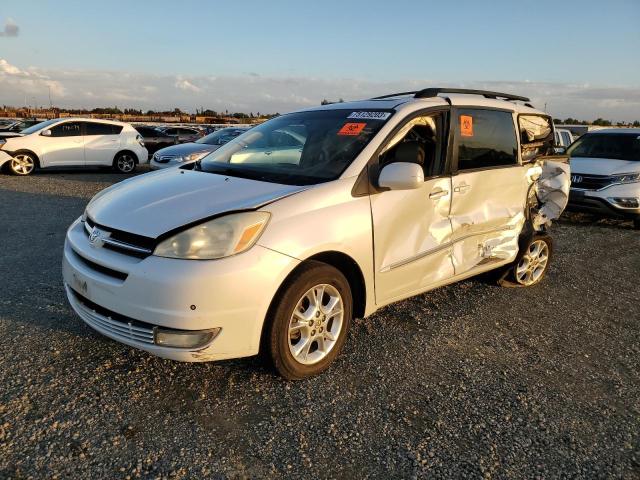 5TDZA22C65S274847 - 2005 TOYOTA SIENNA XLE WHITE photo 1