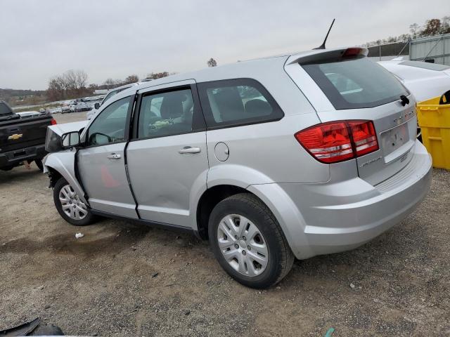 3C4PDCAB7ET214238 - 2014 DODGE JOURNEY SE SILVER photo 2