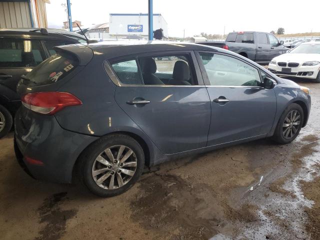 KNAFX5A87F5312235 - 2015 KIA FORTE EX GRAY photo 3