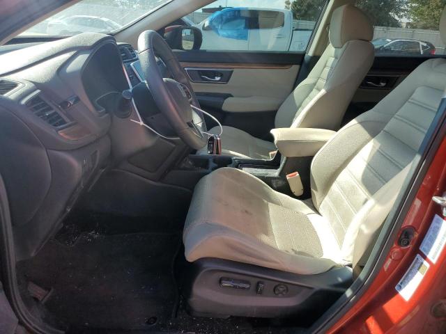 5J6RW1H5XKL006489 - 2019 HONDA CR-V EX RED photo 7