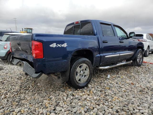 1D7HW58N35S130368 - 2005 DODGE DAKOTA QUAD LARAMIE BLUE photo 3