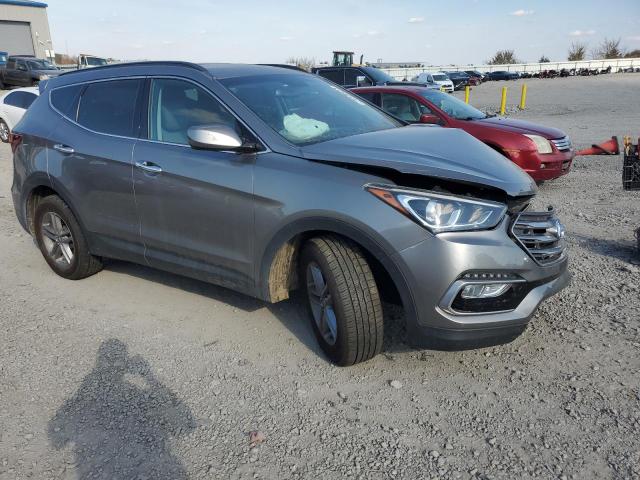 5NMZU3LB9HH005283 - 2017 HYUNDAI SANTA FE S GRAY photo 4