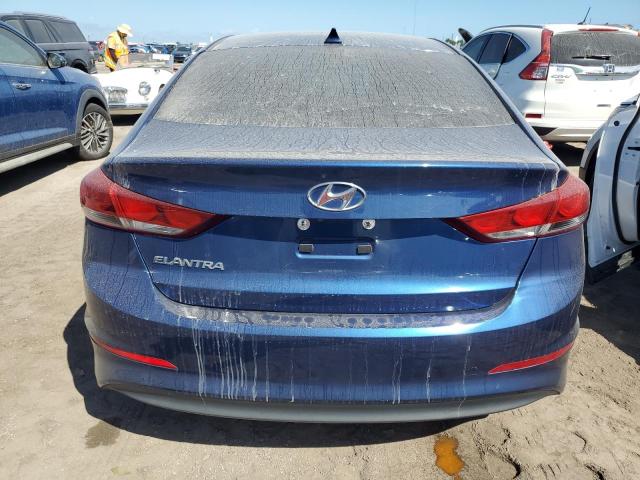 5NPD84LF3HH107611 - 2017 HYUNDAI ELANTRA SE BLUE photo 6