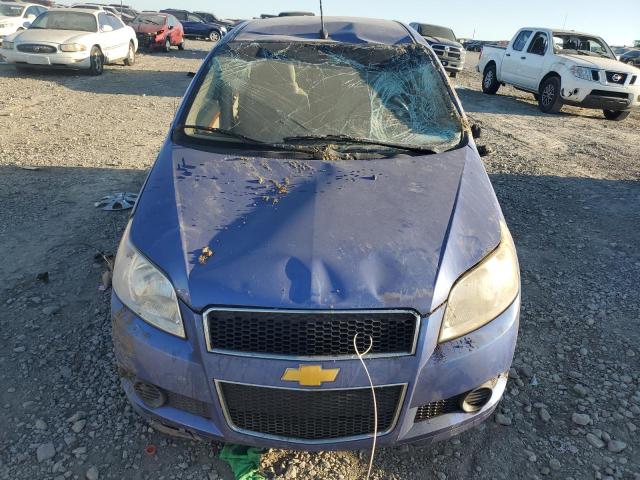 KL1TD66E29B627122 - 2009 CHEVROLET AVEO LS PURPLE photo 5