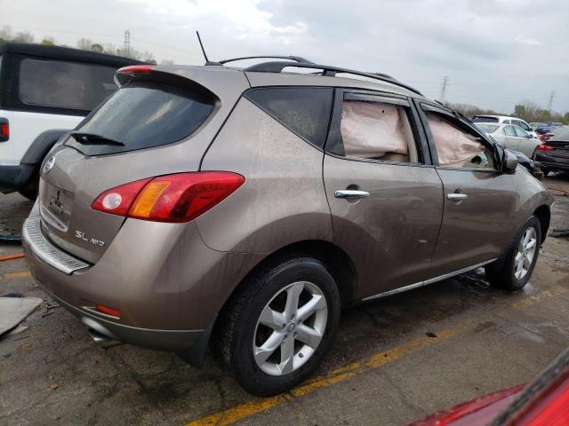 JN8AZ18W99W211558 - 2009 NISSAN MURANO S TAN photo 3