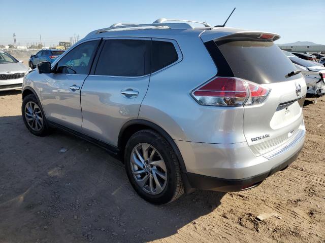 5N1AT2MT1EC775176 - 2014 NISSAN ROGUE S SILVER photo 2