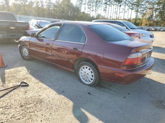 1HGCD5653VA207941 - 1997 HONDA ACCORD EX BURGUNDY photo 2