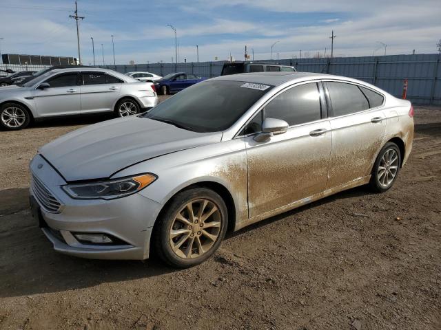 3FA6P0HD3HR393619 - 2017 FORD FUSION SE SILVER photo 1