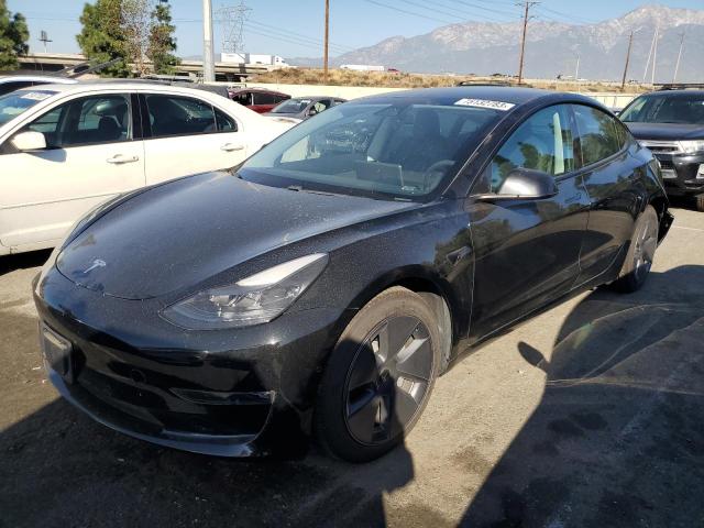 5YJ3E1EB8MF877177 - 2021 TESLA MODEL 3 BLACK photo 1