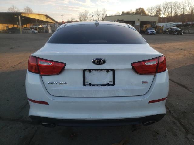 5XXGM4A75EG311242 - 2014 KIA OPTIMA LX WHITE photo 6