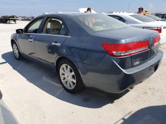 3LNHL2GCXCR815117 - 2012 LINCOLN MKZ BLUE photo 2