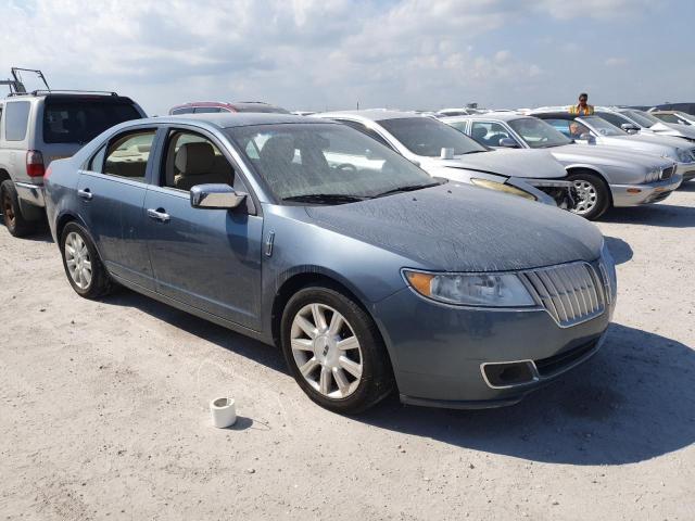 3LNHL2GCXCR815117 - 2012 LINCOLN MKZ BLUE photo 4