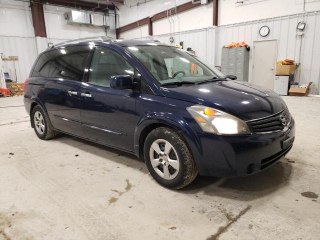 5N1BV28U57N142561 - 2007 NISSAN QUEST S BLUE photo 4