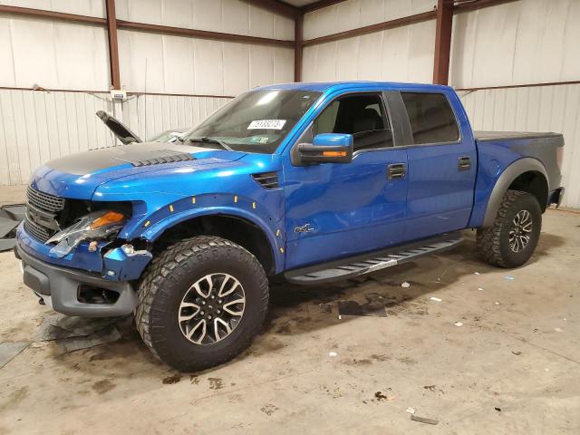 1FTFW1R62CFC87039 - 2012 FORD F150 SVT RAPTOR BLUE photo 1