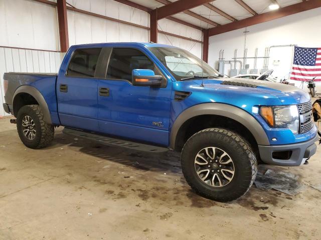 1FTFW1R62CFC87039 - 2012 FORD F150 SVT RAPTOR BLUE photo 4