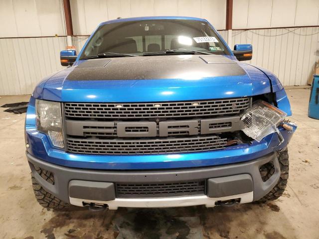 1FTFW1R62CFC87039 - 2012 FORD F150 SVT RAPTOR BLUE photo 5