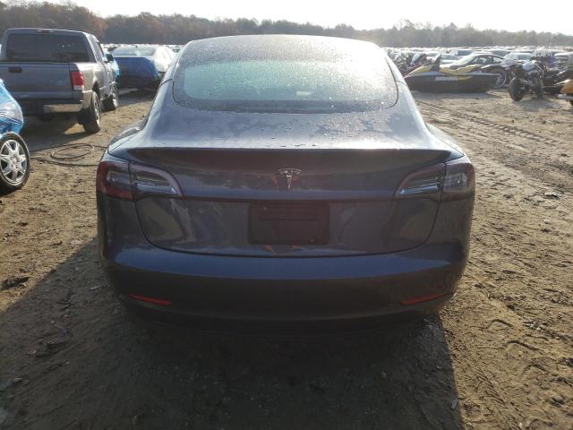 5YJ3E1EA7NF185890 - 2022 TESLA MODEL 3 CHARCOAL photo 6