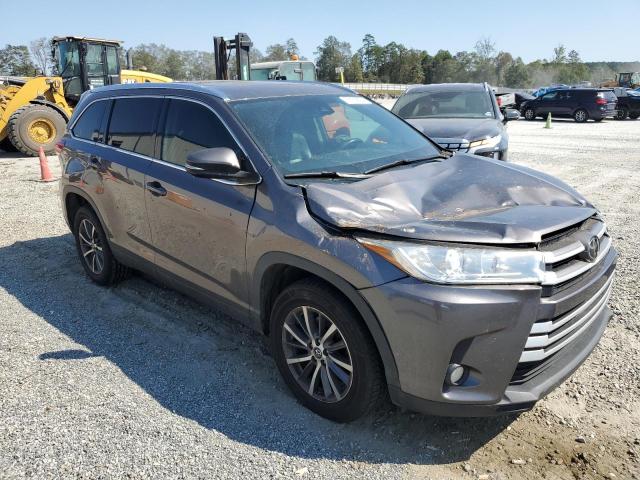 5TDKZRFHXKS555523 - 2019 TOYOTA HIGHLANDER SE GRAY photo 4